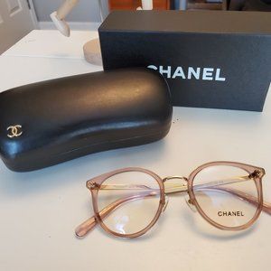Pink Chanel Eyeglasses Frames